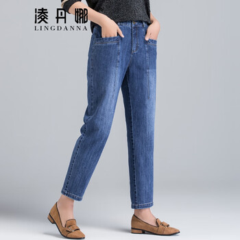 高腰牛仔褲，微胖美眉的福音