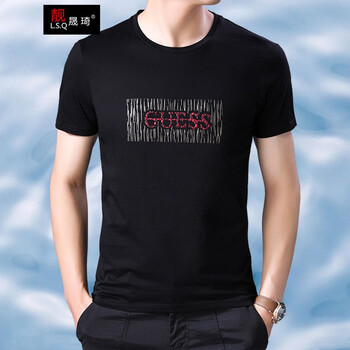 靚晟琦（LIANGSHENGQI） 短袖 男士T恤 LSQ-LXL-9922黑色 