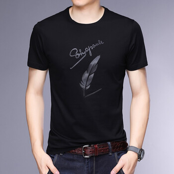 福仕馬（FUSHIMA） 短袖 男士T恤 LXY 1918黑色 