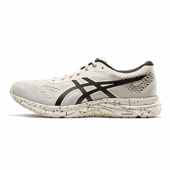亞瑟士（asics）跑步鞋米色/黑咖色 39