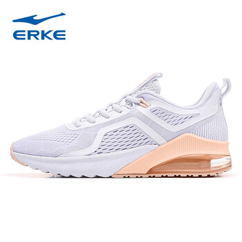 鴻星爾克（ERKE）跑步鞋正白/熒光裸 