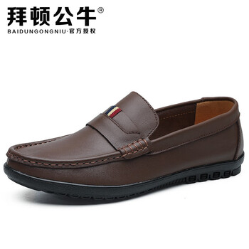 拜頓公牛（BAIDUNGONGNIU）男士暗棕色 41