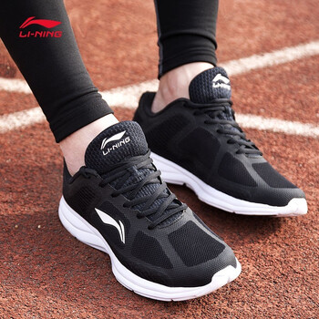 李寧（LI-NING）跑步鞋031-1 新基礎(chǔ)黑/基礎(chǔ)白 42