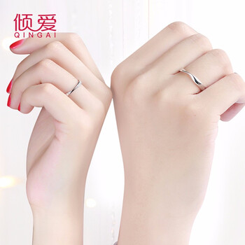 傾愛(ài)銀戒指925銀