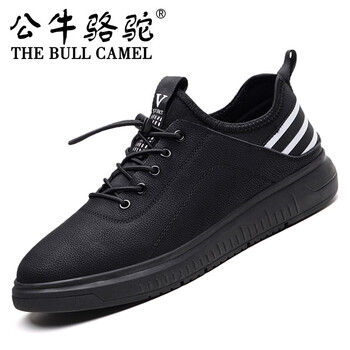 蓋世駝（GAISHITUO）男士黑色 牛皮 39