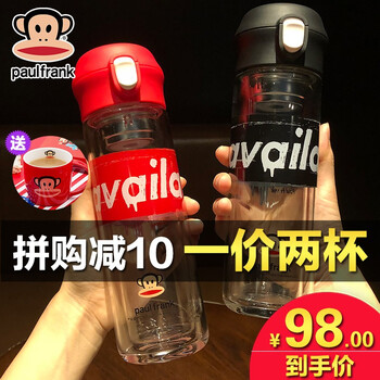 大嘴猴（Paul Frank）玻璃杯101-200ml，300ml