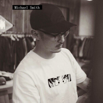 邁克史密斯（Michael Smith） 短袖 男士T恤 悟空眼睛白 
