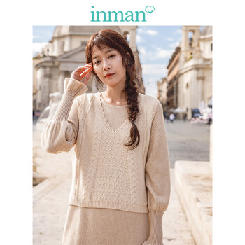 茵曼（INMAN）針織衫無袖