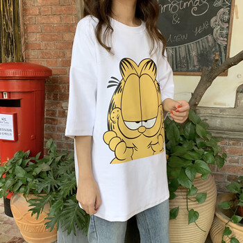 寬松印花短袖，讓你清涼又舒適