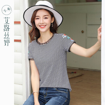 短袖寬松上衣，微胖女神的福音