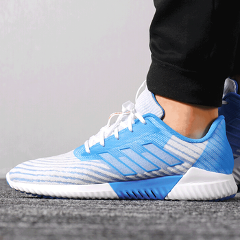 阿迪達斯（Adidas）跑步鞋B75874/藍白 清風系列 