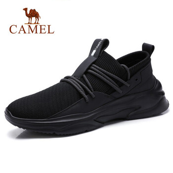 駱駝（CAMEL）男士A912173010  黑色（四季款） 38