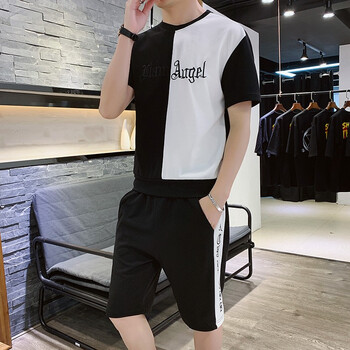 其他品牌 短袖 男士T恤 A906 黑色 