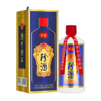珍酒53%vol.375mL-500mL，500ml 醬香型，醬香