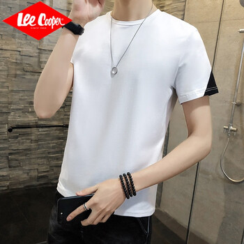 Lee Cooper 短袖 男士T恤 1007白色 