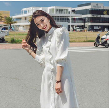 優(yōu)雅荷葉袖，打造浪漫小仙女
