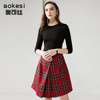 時(shí)尚格子裙，打造你的少女心