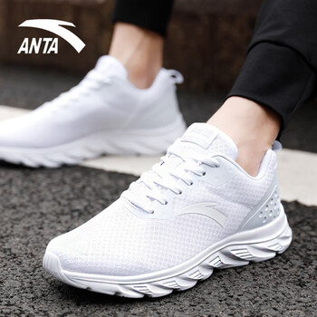 安踏（ANTA）跑步鞋安踏白/淺灰 42