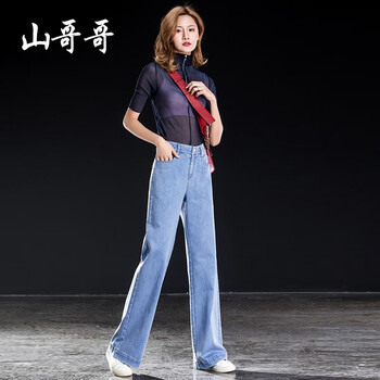 高腰牛仔褲，微胖妹子的穿搭秘籍