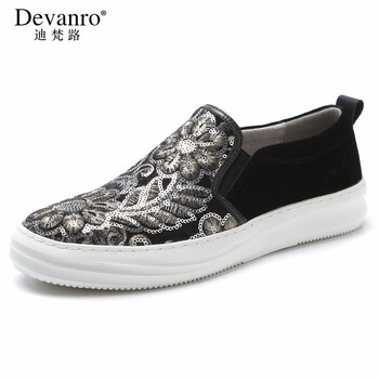 迪梵路（Devanro）男士黑花 37