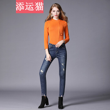 簡(jiǎn)約牛仔褲，穿出你的青春活力