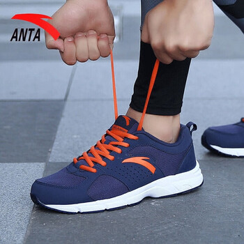 安踏（ANTA）跑步鞋-4深藏青/安踏白/陽(yáng)光橙545546 42