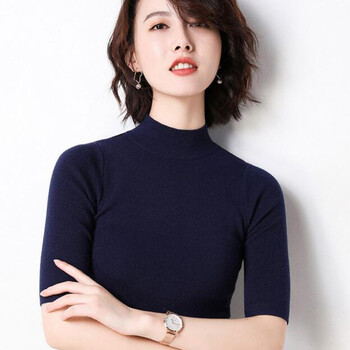 毛衣女深藍(lán)