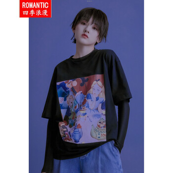 時(shí)尚印花上衣，百搭造型又吸睛