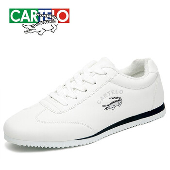 卡帝樂鱷魚（CARTELO）男士加絨款白色 40