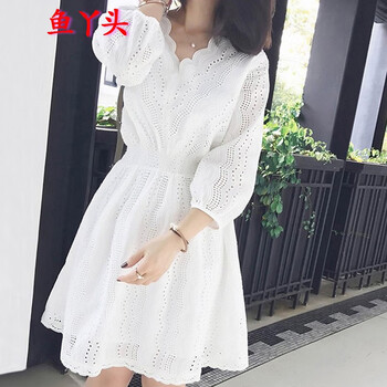 仙氣十足，純色連衣裙拯救你