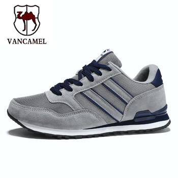 西域駱駝（Van CameL）跑步鞋灰色(透氣網(wǎng)面) 44，39，40，41，42，43