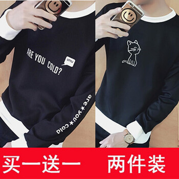 騎士普丁（Putin·Rider） 長袖 男士T恤 t01黑+t03黑薄款 XL，L，M