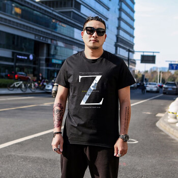 K L B ZHE 短袖 男士T恤 大Z黑色 加大