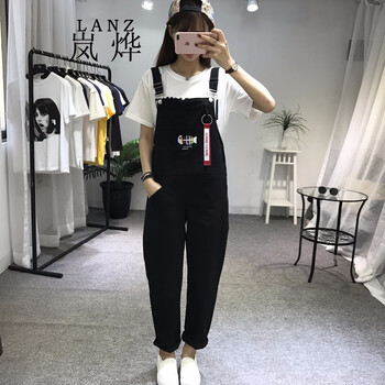 拯救五五身，高腰背帶裙輕松搞定