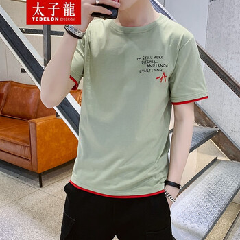 太子龍（TEDELONENERGY） 短袖 男士T恤 2006茶綠 