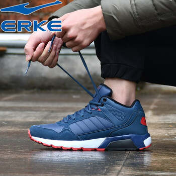 鴻星爾克（ERKE）跑步鞋1195道奇藍/圣誕紅 44，39，40，41，42，43