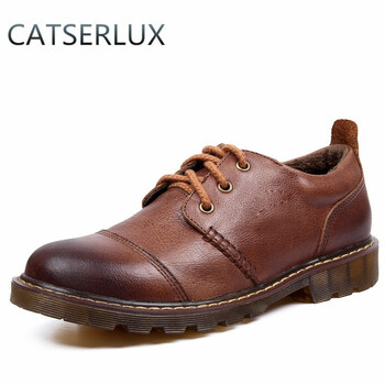 凱瑟奢品（CATSERLUX）男士棕色棉鞋 41
