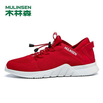 木林森（MULINSEN）跑步鞋紅色 