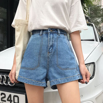 百搭高腰牛仔褲，穿出你的小性感
