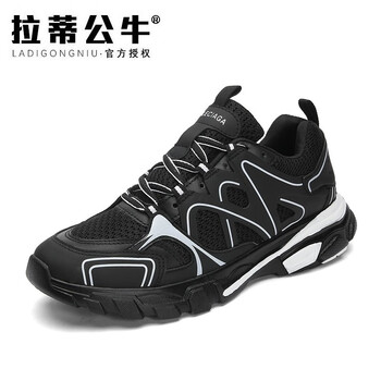 拉蒂公牛（LADIGONGNIU）男士6226全黑 41