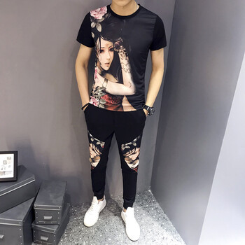 古萊登（GODLIKE） 長袖 男士T恤 黑色TZ178 