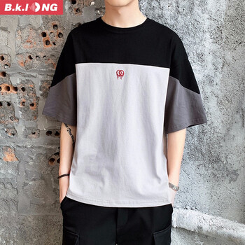 巴克龍（bakelong） 五分袖 男士T恤 DS349黑色 