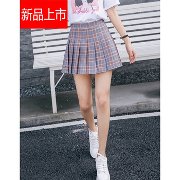 時(shí)尚高腰短裙，微胖妹子的小心機(jī)