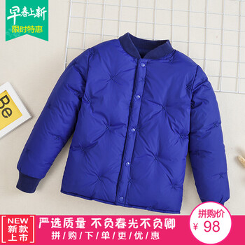 寶藍(lán)色棉衣女裝