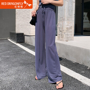 紅蜻蜓（RED DRAGONFLY） 高腰  女 長(zhǎng)褲 休閑褲
