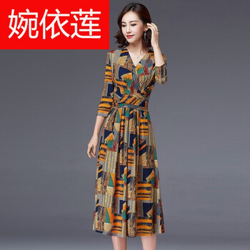 元素,慕森納連衣裙,樣式,趨勢,新款,流行