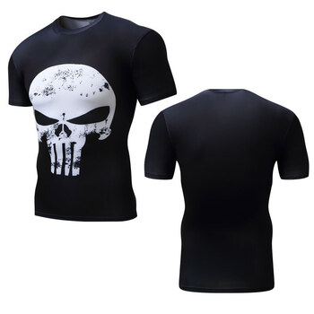 佰可衣（BAICLOTHING） 長袖 男士T恤 骷髏頭短袖 S，XL，L，XXL，M，XXXL