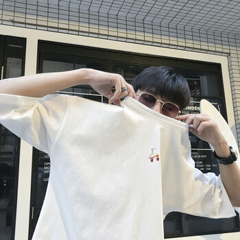 悠曼婭 短袖 男士T恤 白色 