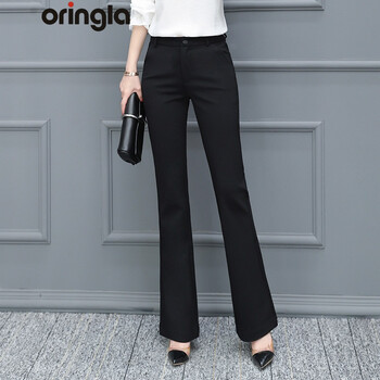 歐潤娜（Oringla） 高腰 直筒褲 女 長(cháng)褲 休閑褲