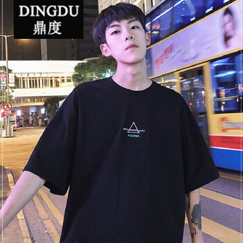 鼎度（DINGDU） 長(zhǎng)袖 男士T恤 三角形黑色優(yōu)質(zhì)版 